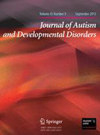 JOURNAL OF AUTISM AND DEVELOPMENTAL DISORDERS杂志封面